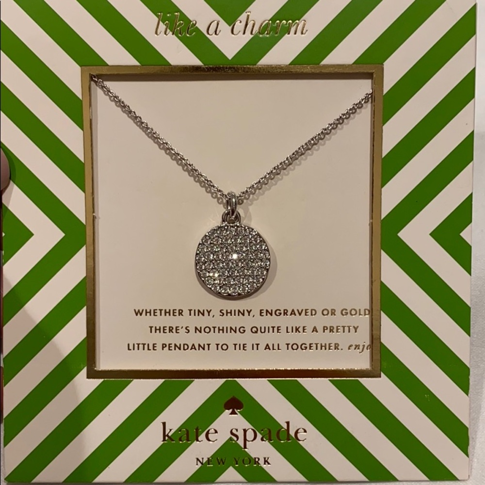 NWTs silver Kate spade necklace